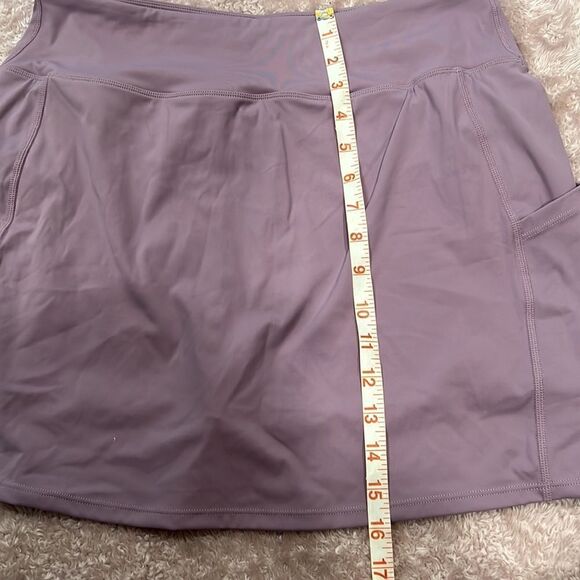 NWT Size L Halara Tennis Skirt Purple - Picture 6 of 10